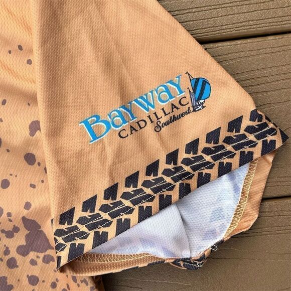 Space Cowboys Men's XL Brown Baseball Jersey Splatter Pattern #24 - Picture 5 of 6